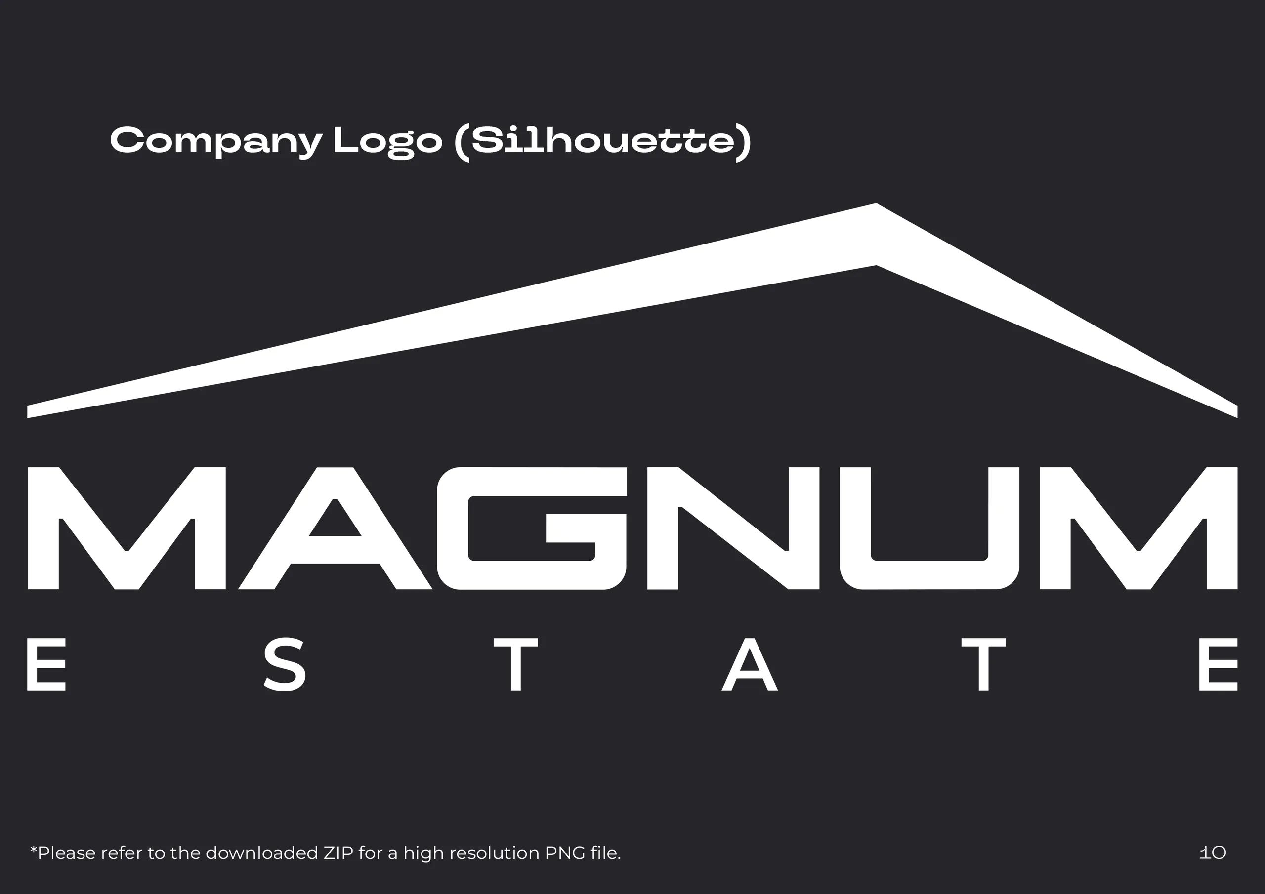 Magnum Estate Logo Silhouette