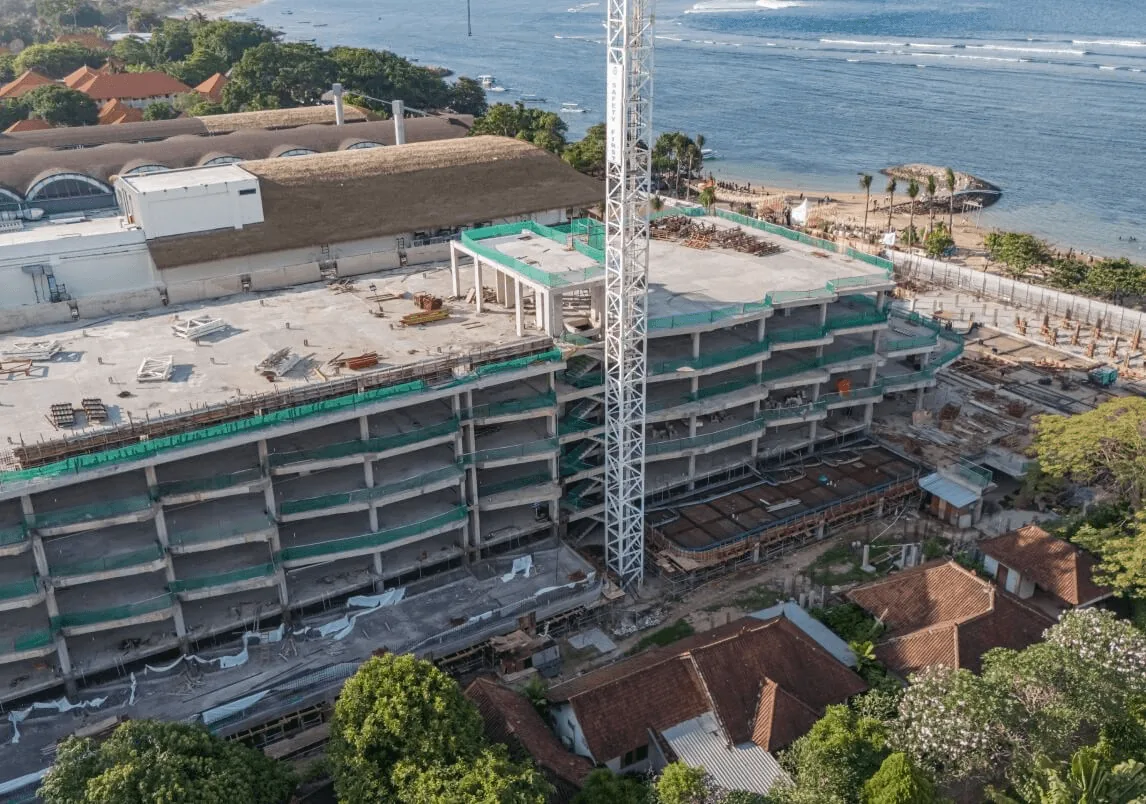 Magnum Estate construction progress in Bali