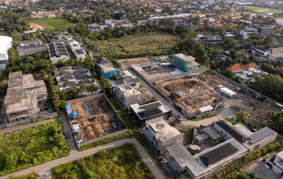 Magnum Estate construction progress in Bali