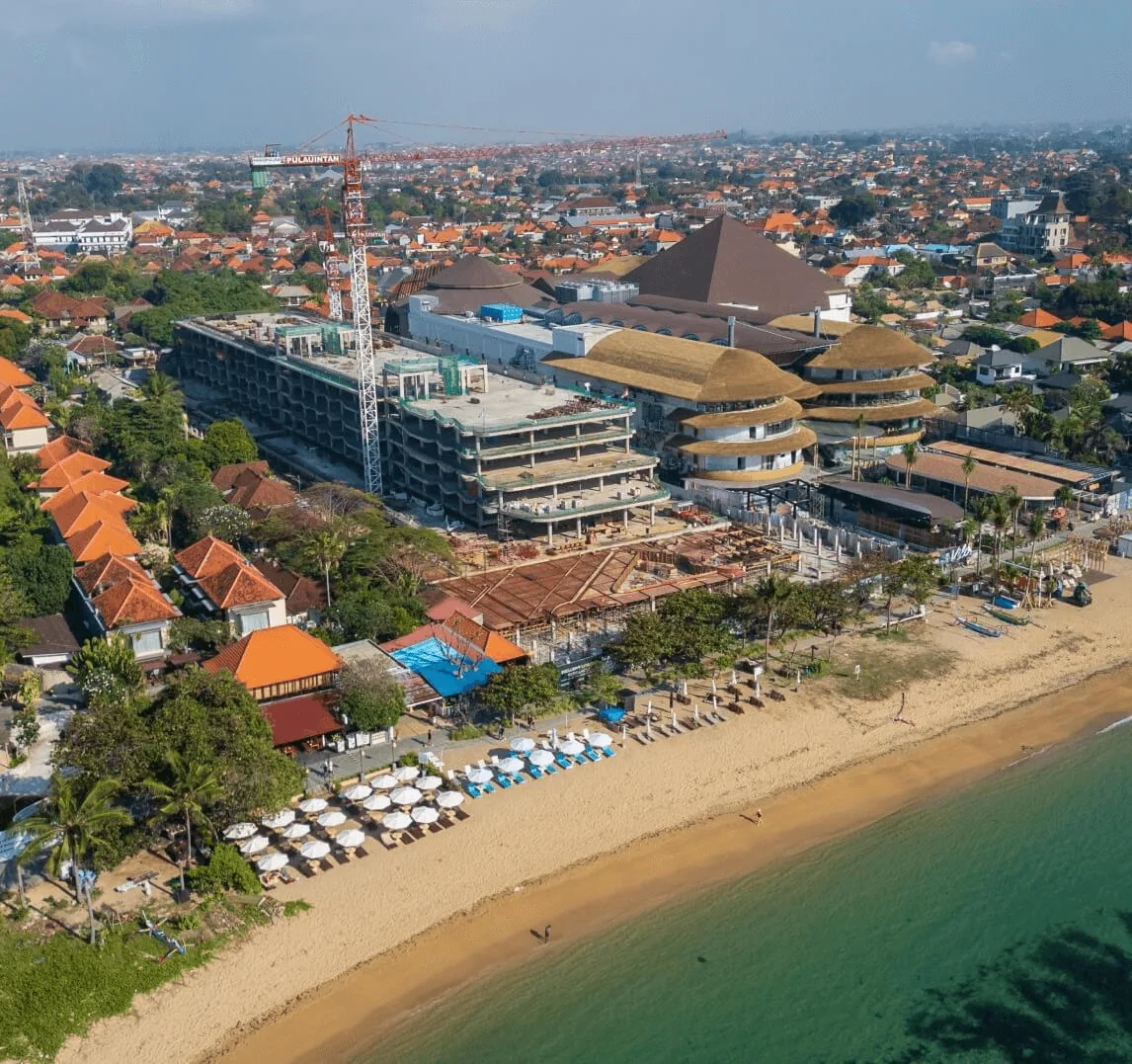Magnum Estate construction progress in Bali